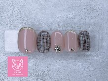 フロル(FLOR)/ツイードネイル/キラキラ/大人