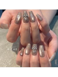 ちゅるんマグ×フラッシュネイル