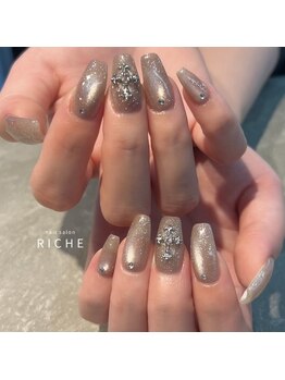 リッシュ(RICHE)/ちゅるんマグ×フラッシュネイル