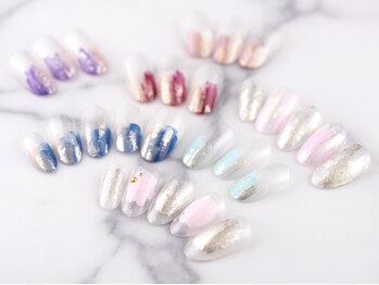 LA・KUU 横浜店/ 塗りかけニュアンスネイル