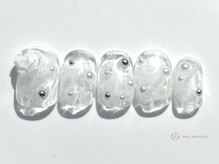 ネイルメゾン 池袋店(NAIL MAISON)/もやもやローズ￥6800