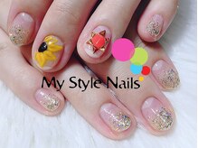 マイ スタイル ネイルズ(My Style Nails)/ラメグラデーションジェル