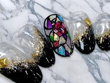 ビービーネイル(BB)/ステンドグラスネイル