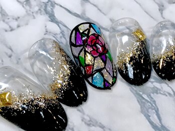ビービーネイル(BB)/ステンドグラスネイル