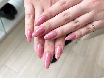 ミエルネイル 天神大名(miel nail)/お客様デザイン：ワンカラー