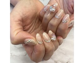 夏休みキラキラネイル