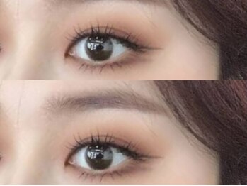 ルッカ(lukka)の写真/【まつげパーマ/まつエクで垢抜け顔に☆】人気の韓国風束感仕上げもお任せ！理想のお目元に◆眉setも好評◎