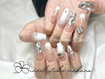 グラデーション&フレンチネイル