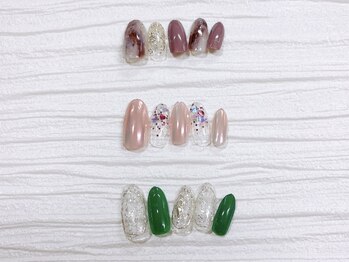 ネイルパレットアンドアイラッシュカフェ 布施店の写真/《当店大人気★定額コース》お手頃価格&トレンドデザイン！ソフトジェルオフ込でネイルが続けやすい◎