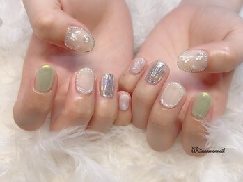 シナモンネイル(cinnamonnail)/キラキラネイル
