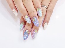 ネイルコレクション ベビーピンク(Baby Pink)/ジェル放題★マリン人魚の鱗