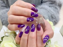 ライブネイル★パープル