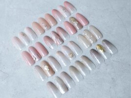 【シンプルニュアンスネイル】