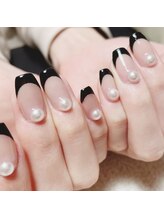 アンジェローズ ネイルプラス(Ange Rose nail+)/フレンチ×パール