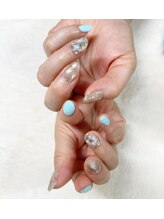 はあとねいる 宇都宮御幸ヶ原店/1本埋め尽くしネイル