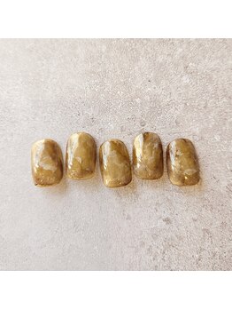 マノ(mano)/くすみカラーニュアンスネイル