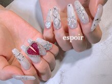 エスポワール(espoir)/ホワイトハートネイル