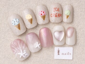 アイネイルズ 三宮店(I nails)の写真/初回オフ込★イベントコレクション¥10000♪爪が短い、形を綺麗にしたい…お悩みの方も◎[三宮/パラジェル]