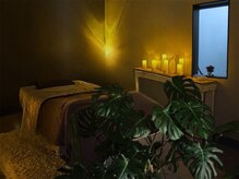 ごゆっくりお寛ぎいただく為の癒やしのプライベート空間。