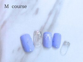 【ハンド】　定額ネイルMコース