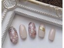 くすみカラーネイル