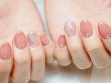 ミーナネイル(miinanail)/透け感ネイル