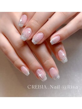 クレヴィア(CREBIA)/ラメグラデーション&星シール