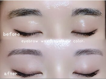 アウラ 小杉店(AULA)/眉カラーも人気です♪
