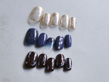 ディーネイル(DEE nail nagoya)の写真/【オフケア込◆セミオーダー¥4950/¥5500/¥6600】周りと差が付くトレンドデザインをサンプル豊富な定額で♪