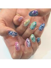 グラマラス アンジェアイ 荻窪店(glamourous ange eye)/カラフルネイル