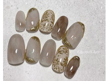 チアフルチア バイ リッチネイル(CheerfulCheer by Ricci nail)/成人式オーダーネイルチップ