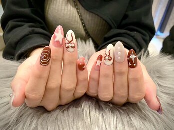 ルビーネイル 太閤通駅店(RUBY NAIL)/フリーデザインジェルスカルプ