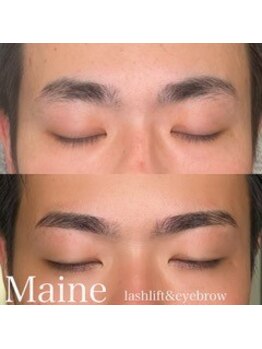 メイン(Maine)の写真/＼口コミ4.8以上の高評価／ 眉毛を整えて顔の印象を変えたい！そんな方に☆圧巻の提案力&技術で満足度◎