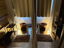 夢みるよもぎ蒸し 立川店の雰囲気（足元から温めてむくみスッキリ♪）