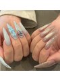 ヴィヴィ バイ セブンルックス(vivi by 7LOOKS) 大流行した大きなクロムパーツ♪大きな筆記体も流行デザインです