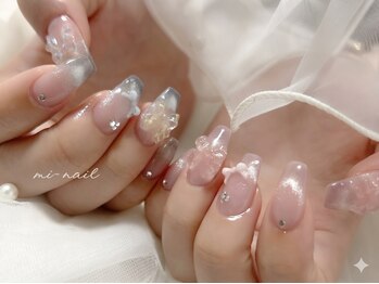 ミーネイル(mi-nail)の写真/シンプルから流行のワンホン韓国風・マグネットまで!歴15年の技術で叶える豊富なアートデザインが自慢♪