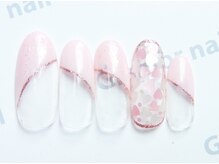 グラマーネイル(Glamor nail)/ハートホロ☆¥6,500
