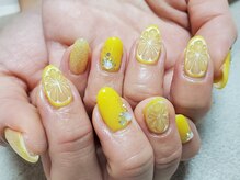 ブルーエヌ(BLUE N)/ジューシーぷっくりレモンネイル