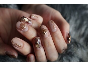 ネイル フライガール(nail FLY GIRL)/ショートニュアンスネイル