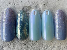 ニュアンスブルーグラデ ¥8500