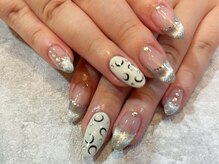 ガーデン ヘア&エステ&ネイル Garden/マグネットフレンチネイル