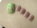 フラワーフットネイル
