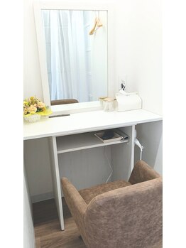 ノト(NOTO)/メイク直しのスペースもご用意♪