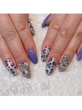 ビューティマーケット アングゥ(BEAUTY MARKET ungu)/レオパードネイル