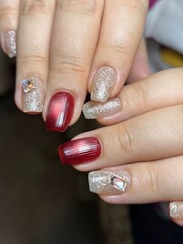 クリスマスネイルデザイン