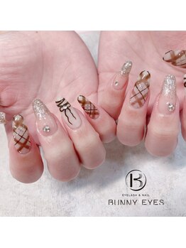 バニーアイズ 博多店(Bunny eyes)の写真/季節のトレンドデザイン多数!!あなたの「好き」がきっと見つかる☆ブライダネイルの方もぜひご相談下さい♪