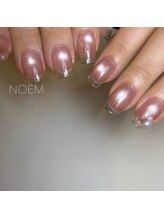 ノエム ネイルサロン(NOEM)/クリアフレンチ×マグネット