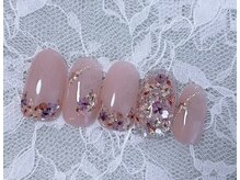 ディアリーネイル(Dearly Nail)/ドライフラワーネイル