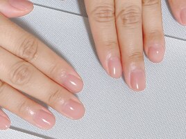 自爪風ワンカラーネイル