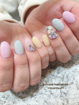プライベート ネイルサロン マーマ(murmur)/カラフルビジュー
